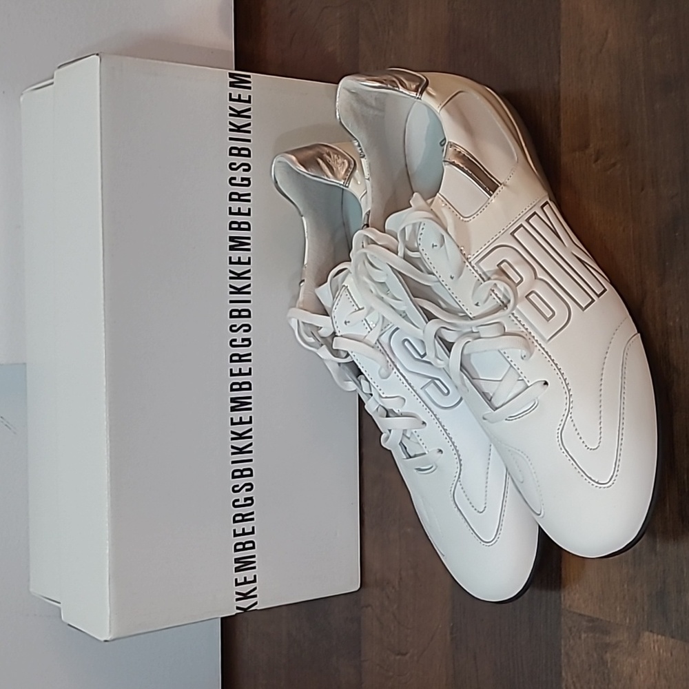 NWT Bikkembergs Men's Revolution Sneaker Size 44 / US 10.5 White
